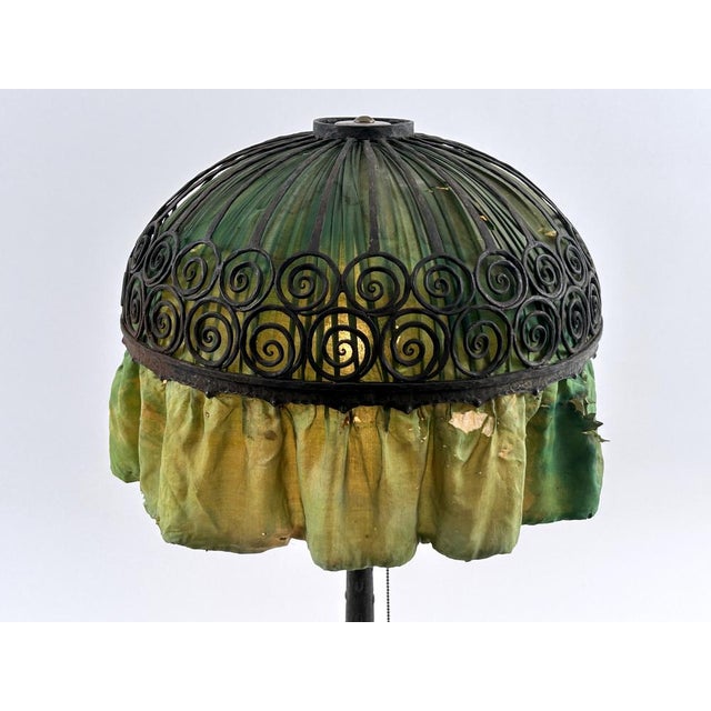 Antique Art Nouveau Table Lamp from Reinhold Kirsch, 1900s For Sale - Image 17 of 18