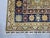 Brown and Navy Kazak Style Tribal Area Rug With Medallions, 5' X 7'7" For Sale - Image 10 of 15