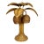 Vintage Rattan Palm Tree Coconut Lamp For Sale