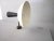 Mid-Century Modern Vintage Wall Light in Black and White with Burnished Brass, 2000s For Sale - Image 3 of 12