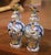 This charming pair of antique French faience bottles was crafted in France circa 1860 and features richly hand-painted...