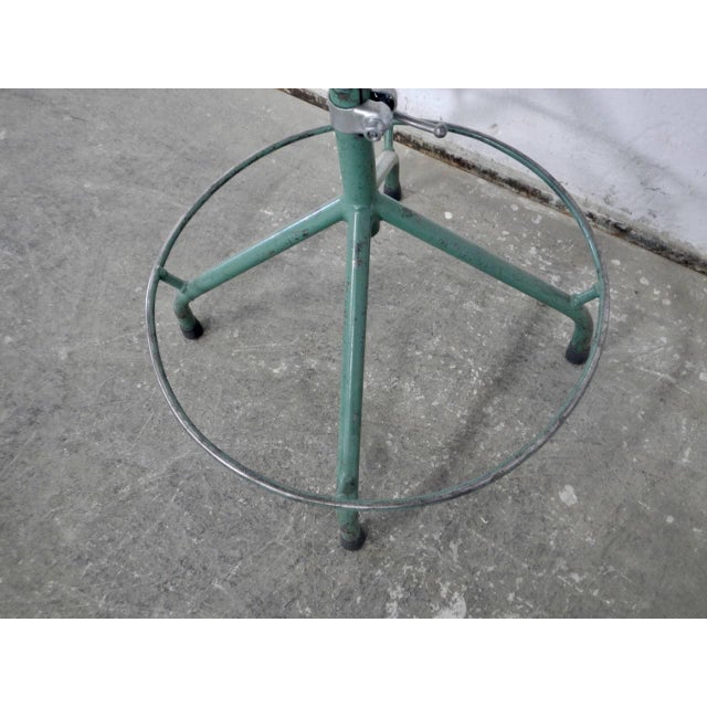 Swivel Stool with Backrest, 1970 For Sale - Image 6 of 10