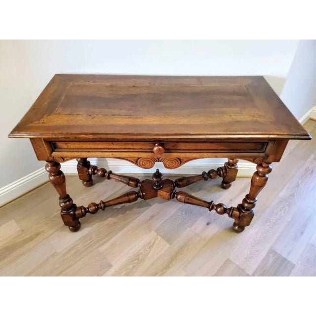 18th/19th Century French Carved Walnut Table With Provenance For Sale - Image 11 of 11
