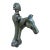 Vintage English Brass Horse and Fox Hunt Equestrian Door Knocker For Sale