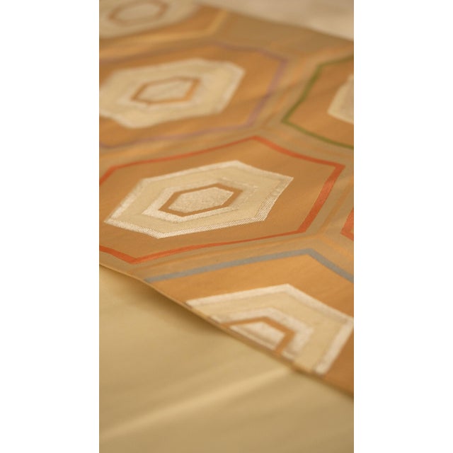 Japanese Ceremonial Silk Bed Runner Set by Renaras, Set of 4 For Sale - Image 4 of 7