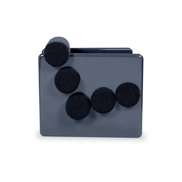 Contemporary Charles Cormo Indigo Armchair by Royal Stranger For Sale - Image 3 of 7