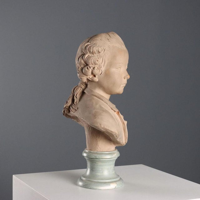 Young Boy Terracotta Bust For Sale - Image 6 of 10
