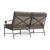 Not Yet Made - Made To Order Brown Jordan Venetian Right Arm Loveseat, Textured Pewter frame with Fusion Taupe fabric For Sale - Image 5 of 11