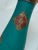 Emerald Vintage Italian Florentine Gold, Green & Red Pepper Mill/Grinder For Sale - Image 8 of 13