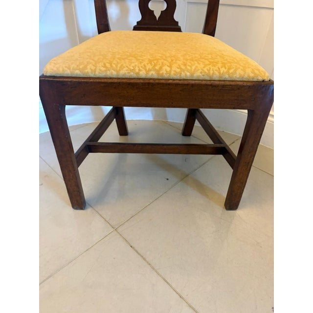 Wood Antique Georgian English Mahogany Side Chairs, 1820, Set of 2 For Sale - Image 7 of 14