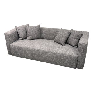 Bespoke Breuer Linen Sofa For Sale
