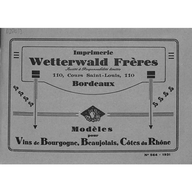 "Imprimerie Wetterwald Freres" 1931 For Sale - Image 11 of 12