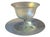 Art Deco Carder Steuben Verre De Soi Iridescent Art Glass Footed Bowl & Underplate For Sale - Image 3 of 3