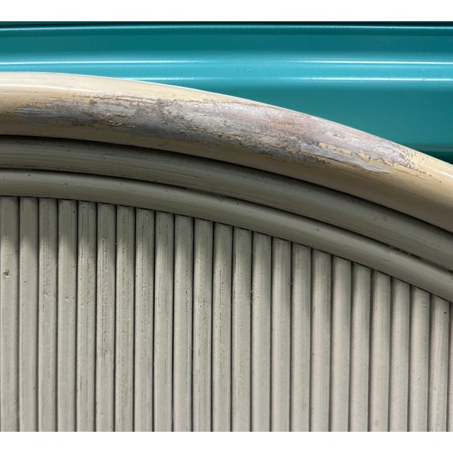 Relocation Super Sale! Twin Pencil Reed Headboards in the Manner of Gabriella Crespi - A Pair For Sale - Image 10 of 11