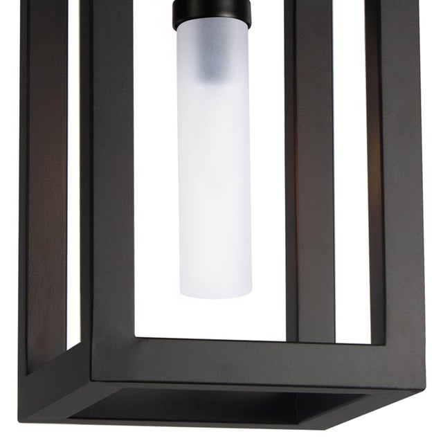 Regina Andrew Montecito Iron Outdoor Lantern, Black, Small For Sale In Detroit - Image 6 of 8