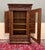 Antique French Renaissance Revival Bookcase Cabinet Side Doors Oak C. 1880s For Sale - Image 13 of 18