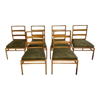 Mid 20th Century Set of 6 Vintage Robsjohn Gibbings Dining Chairs For Sale