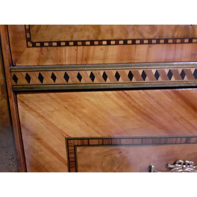 Mid 20th-Century Inlaid Italian Chest of Drawers For Sale - Image 10 of 13
