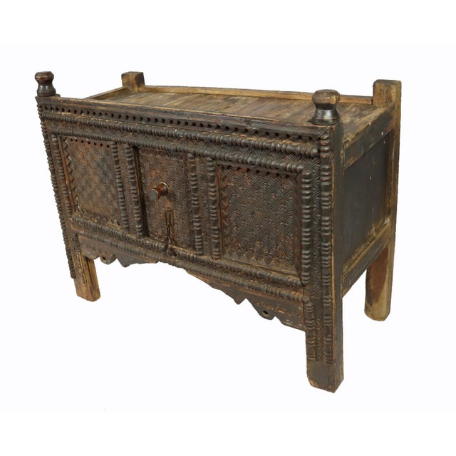 Very rarely and unique 19th century antiquity Turkmen yurt Dowry Chest of a wealthy Nomadic women to keeping her Dowry...