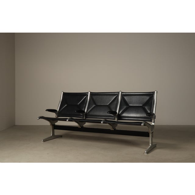 Tandem Sling Bench by Charles & Ray Eames for from Herman Miller, 1960s For Sale - Image 16 of 16