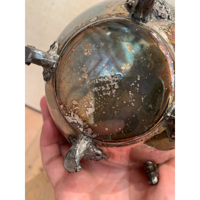 Mid 20th Century Vintage Silverplate Water Pitcher For Sale - Image 5 of 8