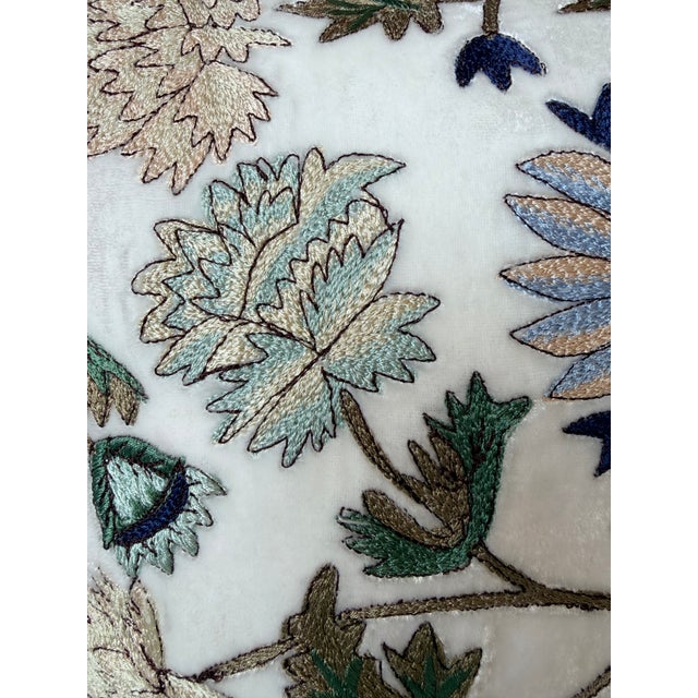 Anke Drechsel Pair Anke Drechsel Floral Pillows For Sale - Image 4 of 5