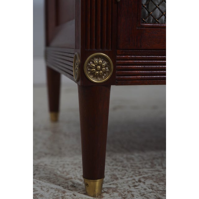 McLain Weisland Regency Custom Mahogany Marble Top Credenza For Sale - Image 9 of 16