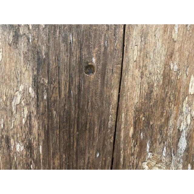 Antique Hand Carved Wooden Panel For Sale - Image 4 of 5