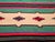 Vintage American Southwestern Kilim, Handwoven Wool, Stripe Pattern, Ivory & Green, 4x8 For Sale - Image 12 of 16