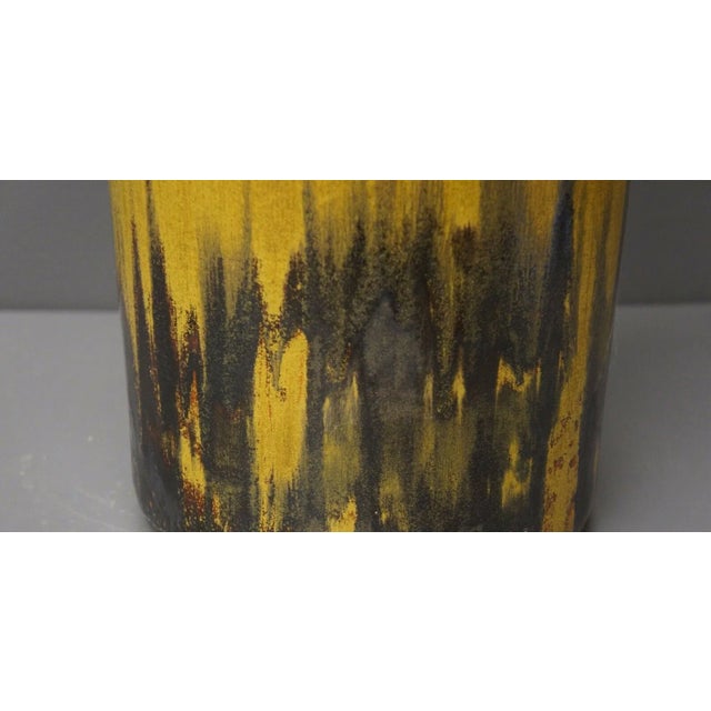 Early 21st Century Monumental John Richard Ceramic Drip Glaze Floor Palace Vase For Sale - Image 5 of 8
