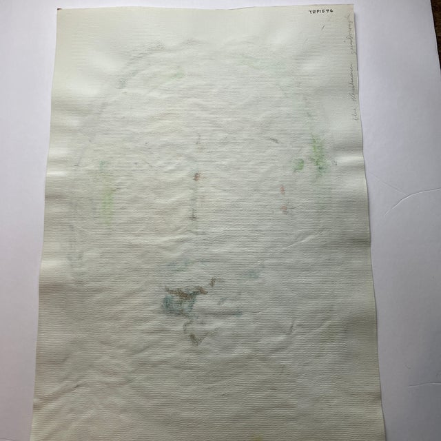 Contemporary Original E.J.Hartmann Abstract Male Portrait Painting For Sale - Image 4 of 4