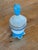 French 19th Century French Blue Opaline Dresser Jar With Tulip Finial For Sale - Image 3 of 8