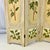 1980s Vintage Boho Chic Hollywood Regency Coastal Hand Painted Magnolia Room Divider Screen For Sale - Image 6 of 12