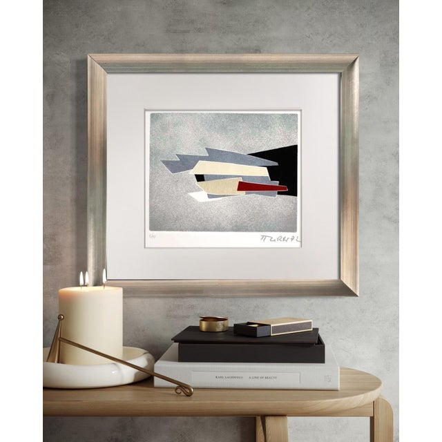 Wood Hans Richter 1972 Signed Etching, Limited Edition 70/99, Framed For Sale - Image 7 of 12