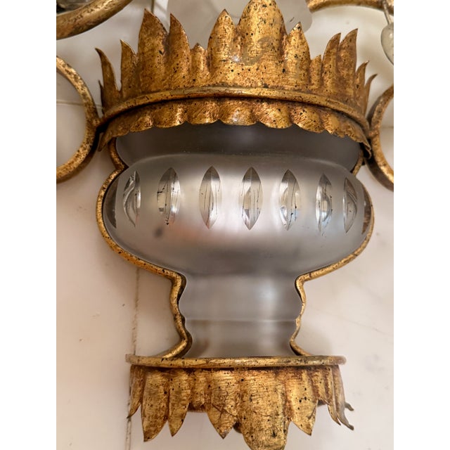 Pair of Banci Florence Harp Sconces For Sale In Washington DC - Image 6 of 16