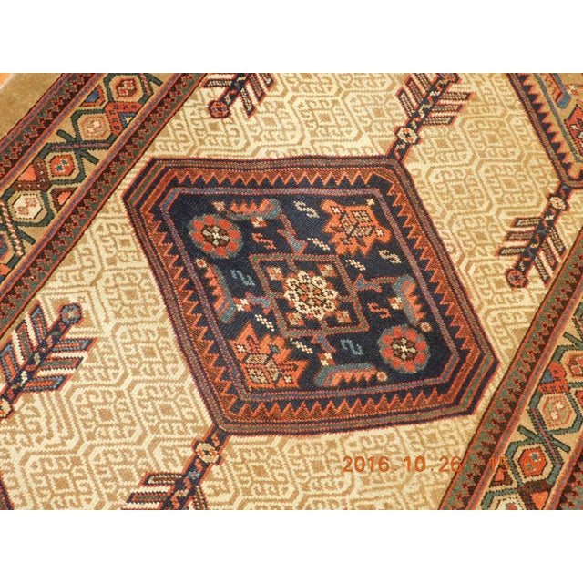 Antique Persian Sarab, camel hair runner. Early 1900. This runner rug would be a fabulous addition to any home!