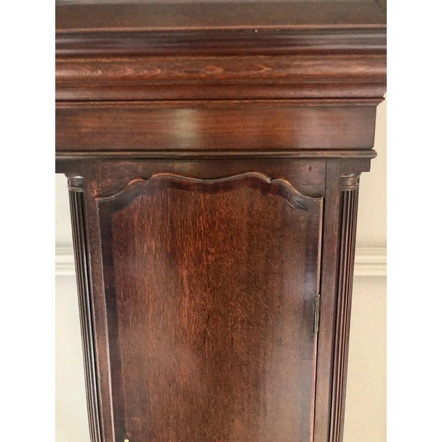 Antique George III Oak Longcase Clock from John Kent, Manchester For Sale - Image 8 of 11