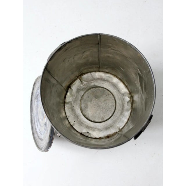 Antique Metal Flour Bin For Sale - Image 11 of 13