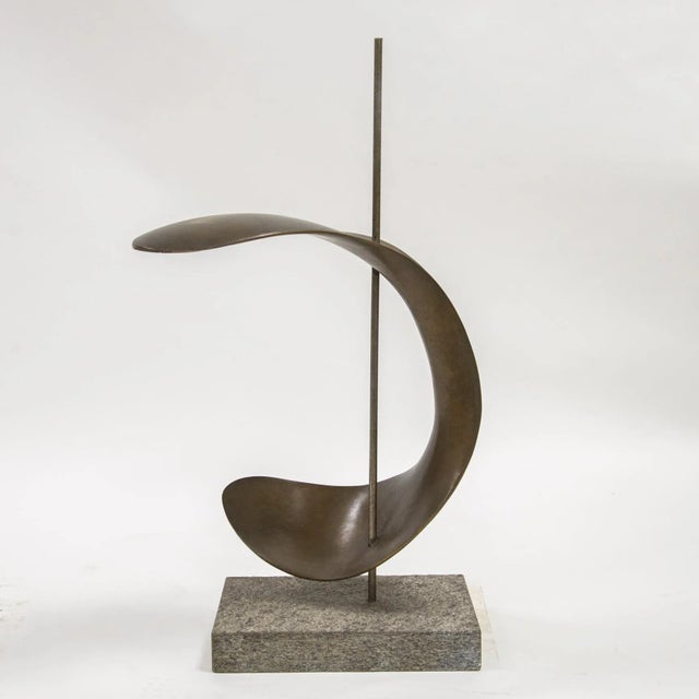 Tan Franco Asco, Forma Evoluzione, 1960s, Bronze & Stone For Sale - Image 8 of 10