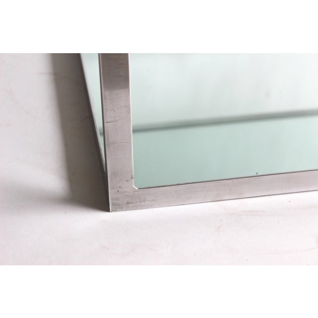 Two-Tier Aluminum Coffee Table For Sale In New York - Image 6 of 11