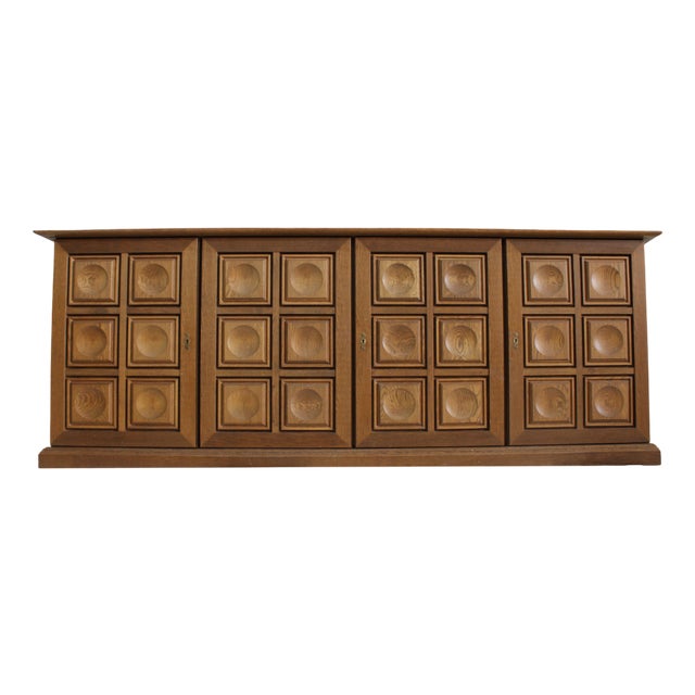 Vintage Brutalist Sideboard, 1970s For Sale