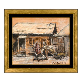 Late 20th Century Heart of Russia Farmhouse Beauty, Pyotr Sokolov For Sale