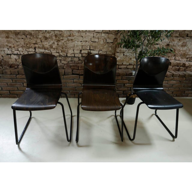 Black S23 Chair from Galvanitas, Netherlands, 1960s For Sale - Image 8 of 18