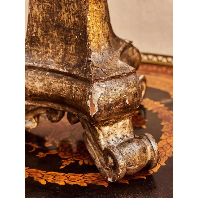 Baroque Wooden Candlestick Table Lamp For Sale - Image 9 of 10