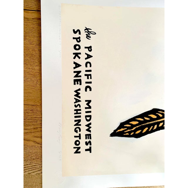 Neicy Frey 'Pacific Midwest' 16 X 20 Graphic Giclee Poster by Neicy Frey For Sale - Image 4 of 10