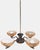 Metal 4-Arm Pendant Light by Paavo Tynell for Oy Taito, 1940s For Sale - Image 7 of 18