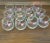 Transparent Vintage-Mid Century Draping Iridescent Glass 14 Piece Punch Bowl Set-Includes Glass Ladle Not Pictured For Sale - Image 8 of 9