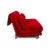 Three-Seater Red Fabric Silver Frame with Manual Sleeper Function Multy Sofa Bed from Ligne Roset For Sale - Image 10 of 13