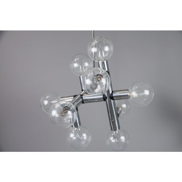 Atomic Ceiling Lamp by J. T. Kalmar, 1960s For Sale - Image 9 of 18