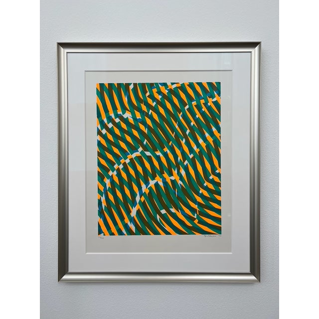 Green 1970 Stanley William Hayter Aquarius Suite Set of 4 Framed Screenprints For Sale - Image 8 of 13